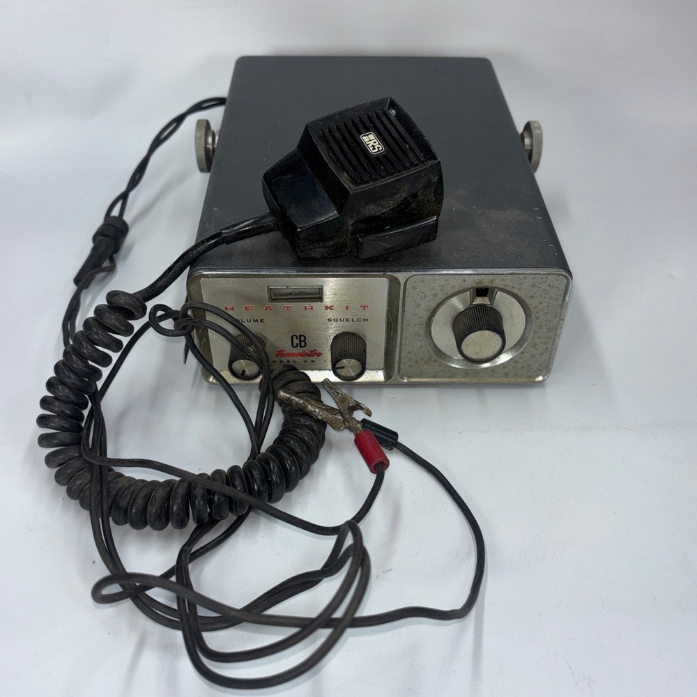 Vintage Heathkit GW-14 Transistor CB Radio Silver Faceplate Restoration Project